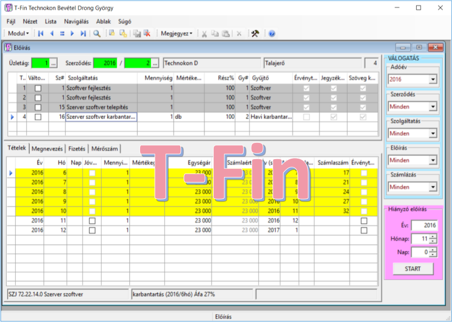 'T-Fin' program
